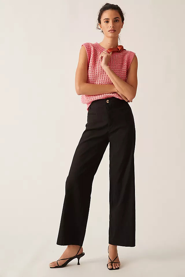 Maeve The Colette Full Length Wide-Leg Pants | Anthropologie (US)