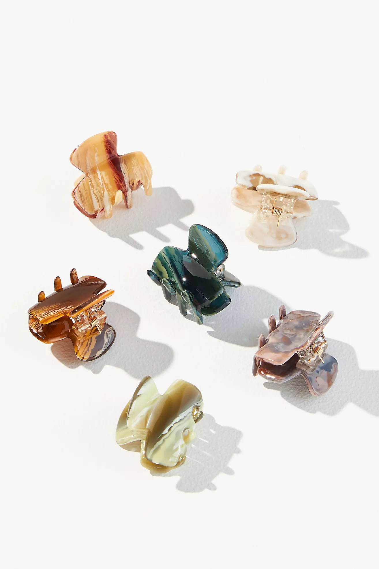 Speckled Mini Hair Clip Set | Anthropologie (US)