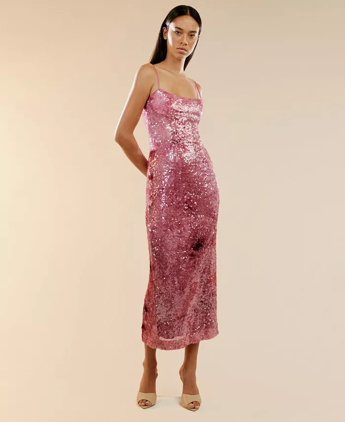 Bardot Women's Sequined Maxi Dress - Macy's | Macy's