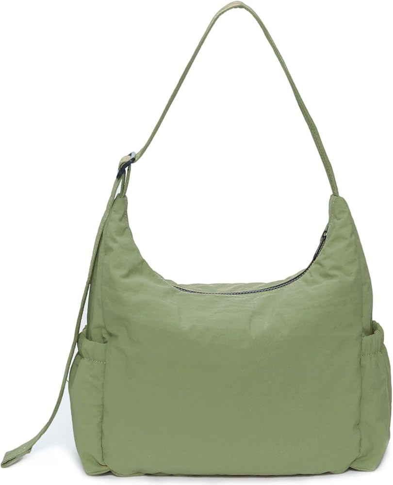 Nylon Hobo Crossbody Bags Lightweight Shoulder Bag Casual Work Travel Handbags 2025 Trendy with A... | Amazon (US)