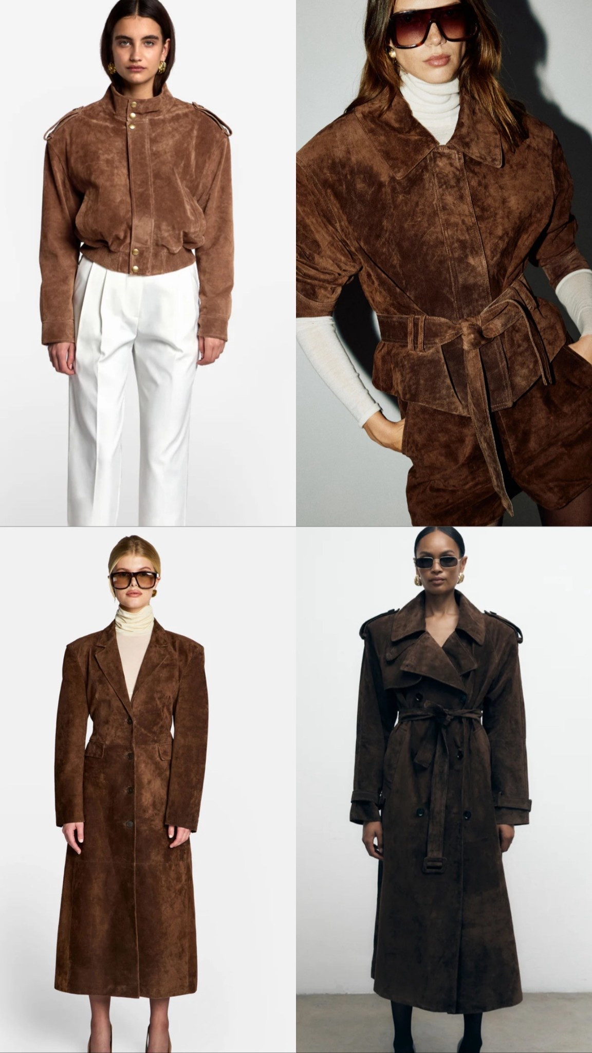 Suede coats/ jackets for autumn 

#LTKeurope #LTKuk #LTKautumn