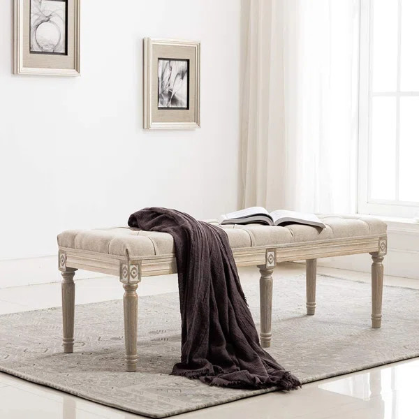 Alek Solid Wood Bench | Wayfair North America
