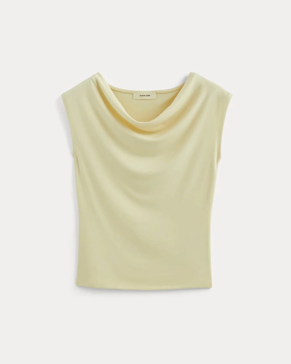 The Draped Top in Butterknit | Light Yellow | Everlane