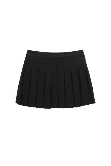 Mini skirt with box pleats | PULL and BEAR UK