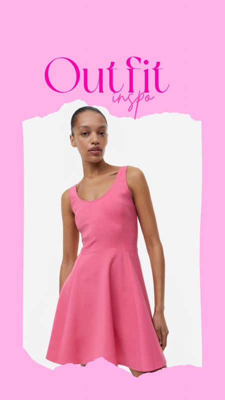 Barbiecore Trend | Bubblegum Pink Flared Mini Dress

#LTKstyletip