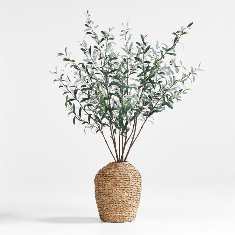 Large Faux Olive Stem + Reviews | Crate & Barrel | Crate & Barrel