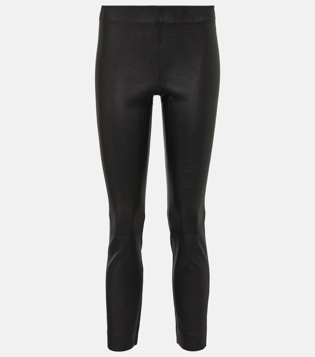 Cropped slim leather pants | Mytheresa (US/CA)
