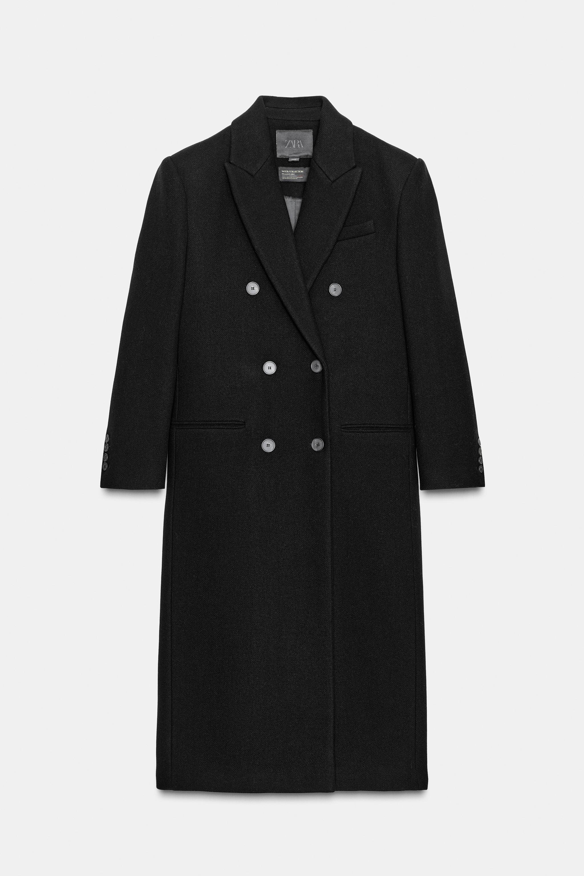 ZW COLLECTION LIMITED EDITION WOOL BLEND COAT | Zara UK