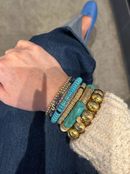 Some of my FAV bracelets that are perfect to add color to your wardrobe!

Allie + Bess, beaded bracelets, Lisi Lerch, Georgia bracelet, turquoise, blue bracelet, turquoise, gold bracelet 



#LTKfindsunder50 #LTKstyletip #LTKworkwear