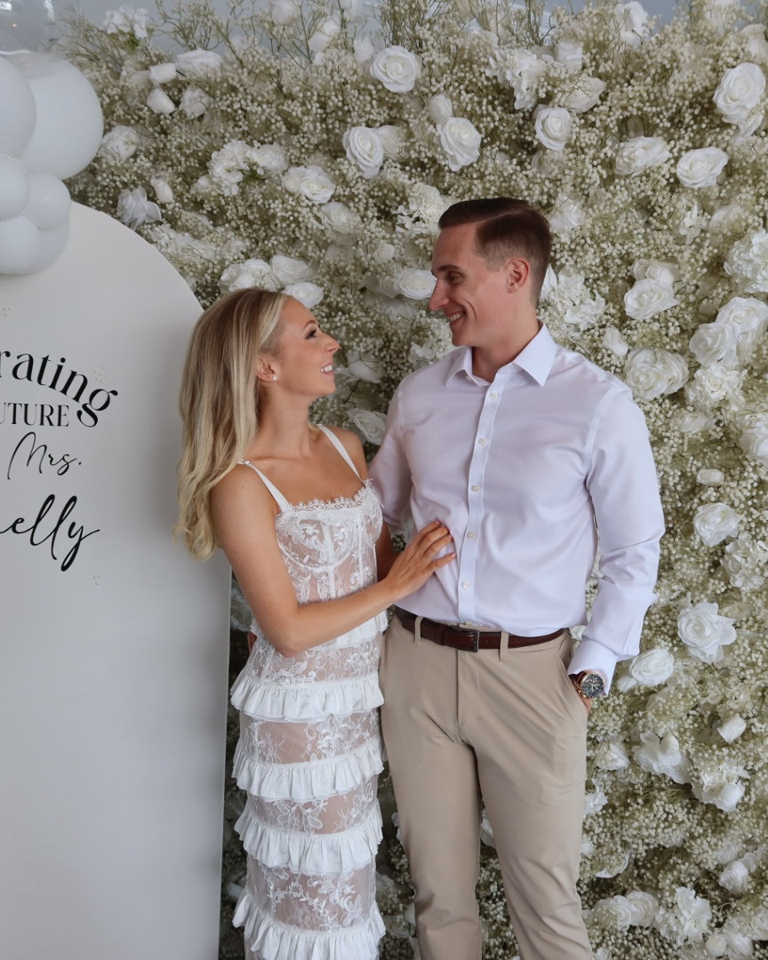 Engagement party dress 🤍💍

#vchapman #revolve #bridaldress #whitedress 

#LTKWedding #LTKStyleTip #LTKBeauty