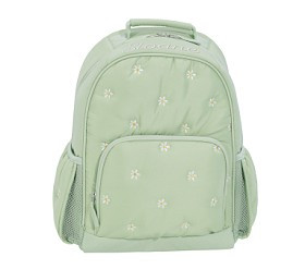 Mackenzie Puffer Sage Daises Backpack | Pottery Barn Kids