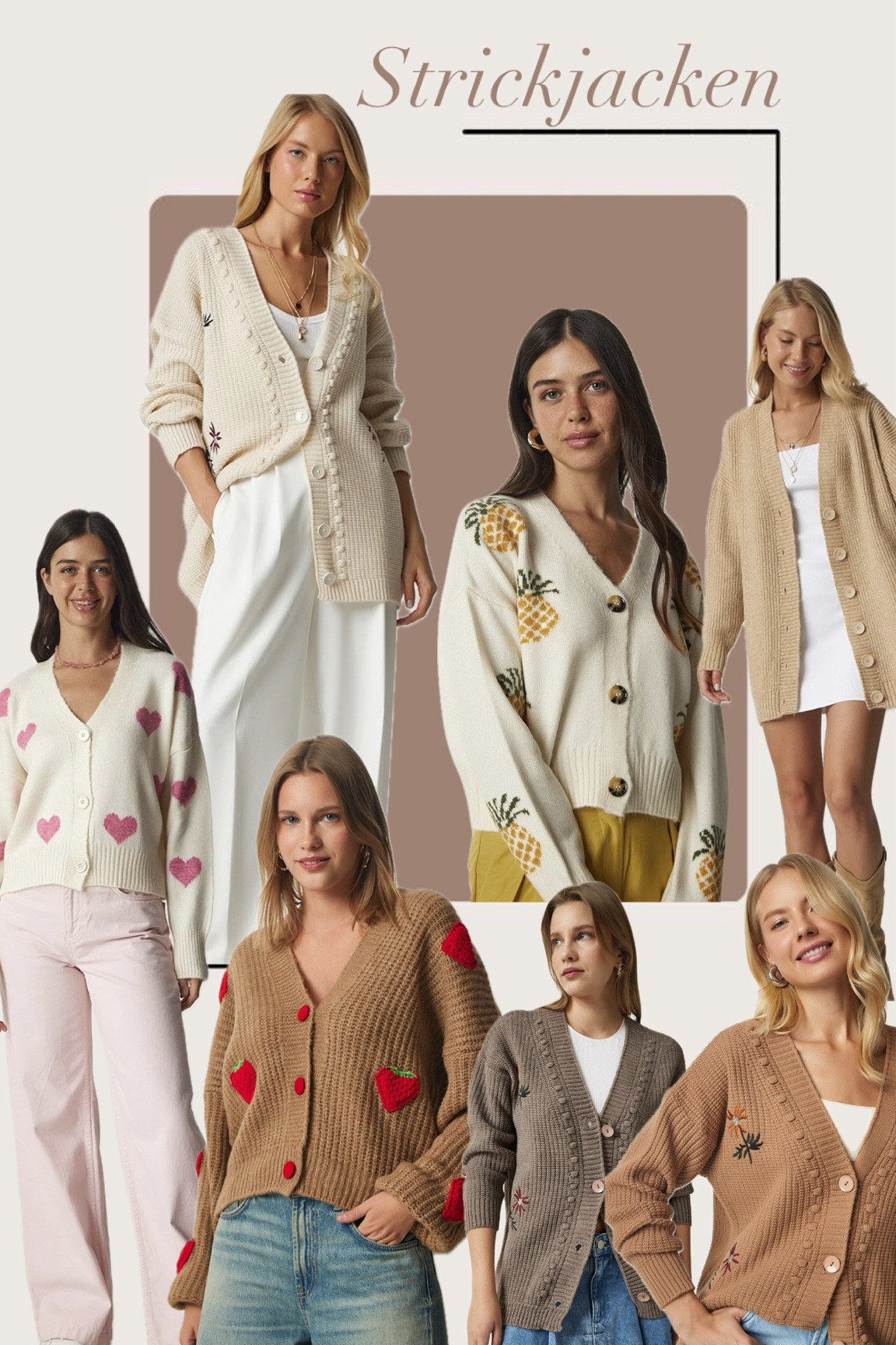 Strickjacken 

#LTKfindsunder50 #LTKstyletip #LTKeurope