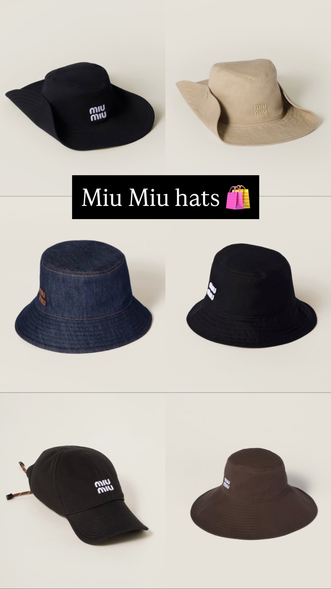 Miu Miu hats I’m
Eyeing!

#LTKootd #LTKPetite #LTKSeasonal