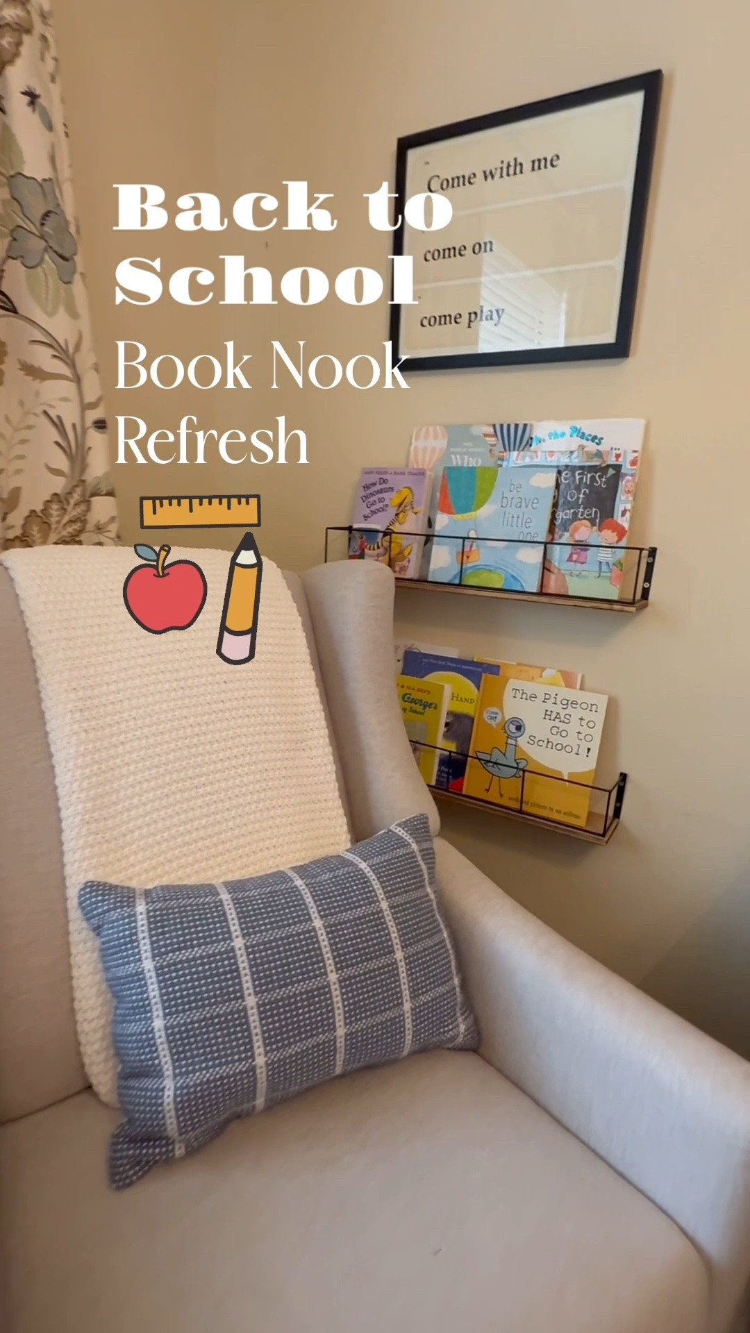 Seasonal Book Nook Refresh: Our favorite back-to-school books and bookshelves for the nursery…
Back to school books, books for littles, nursery bookcase, bookshelves, wall shelves, kid’s books, toddler books, school books, Fall books, kids room ideas, playroom ideas, #jleeinteriors

#LTKstorytime #LTKHome #LTKKids