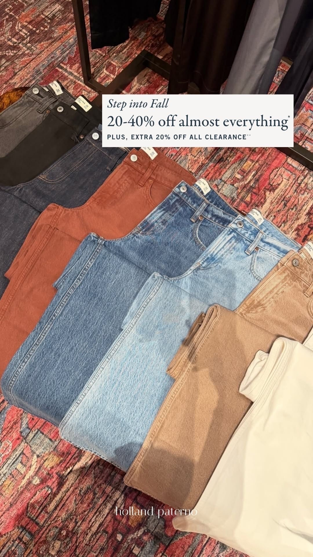 Abercrombie sale happening now! 20-50% off almost everything & extra 20% off sale items!

#LTKSaleAlert
