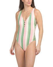Button Down One-piece Swimsuit | Women | Marshalls | Marshalls