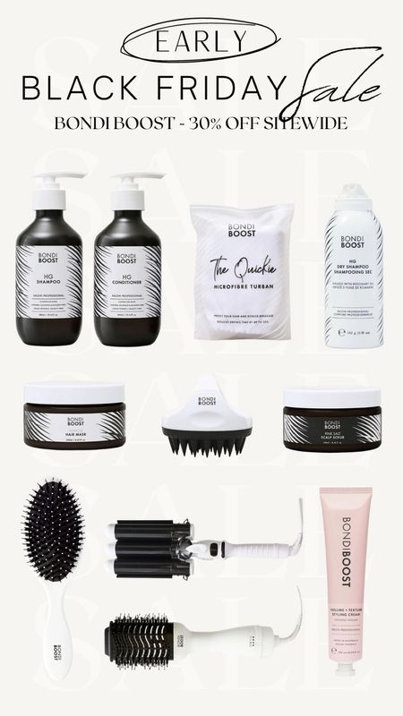 Bondi Boost Black Friday sale! 30% off site wide 
Sale | hair care | shampoo | blow dryer 

#LTKbeauty #LTKsalealert #LTKCyberWeek