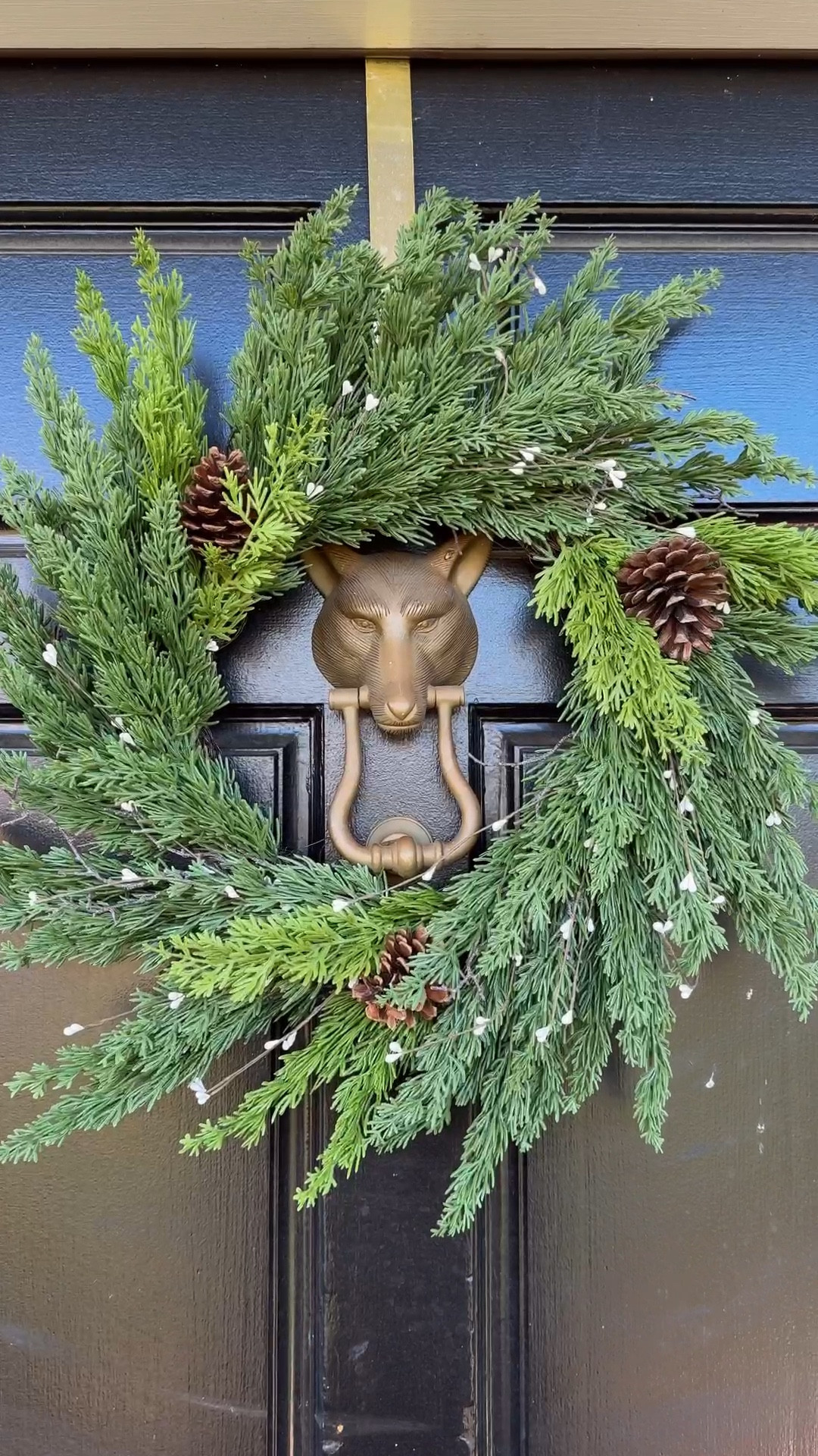 Winter Front Porch

Seasonal decor  holiday front porch  winter wreath  brass door knocker  faux greenery  twinkle trees  welcome mat  outdoor planter  holiday decor  ArcherManor

#LTKWatchNow #LTKHome #LTKHoliday