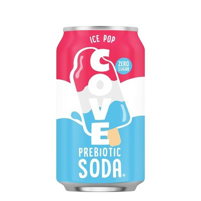 Cove Ice Pop Prebiotic Soda - 12 fl oz: Organic, Gluten-Free, Added Probiotics | Target