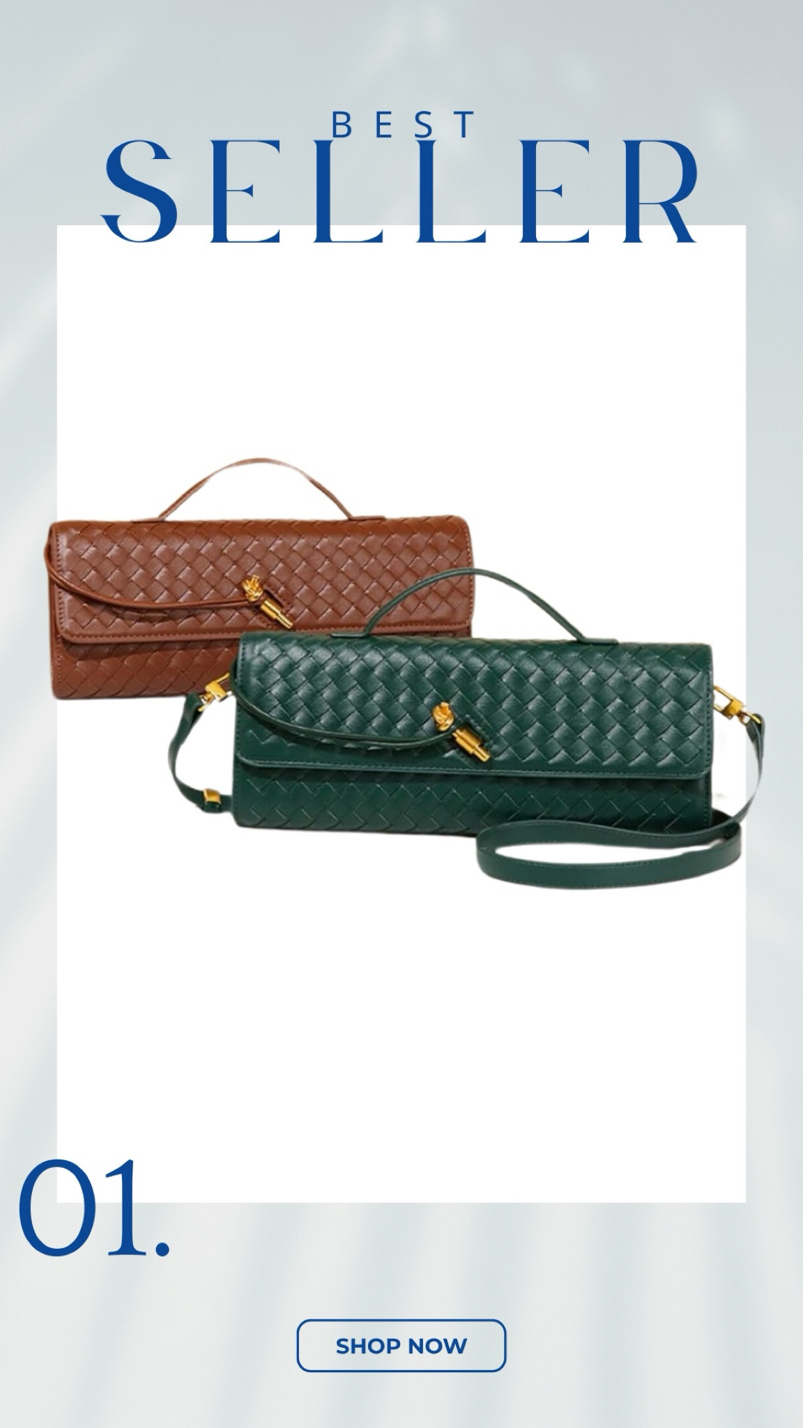 Best Seller: Clutch Bag 
Bottega Veneta Clutch Dupe
Finds under $100, $50, $40, $30


{Andiamo Clutch OG $2,950
Top handle clutch in supple Intrecciato leather with signature knot closure.}

[Woven Evening Bag Clutch Purses For Women, Woven Leather Crossbody Bag Purse For Women With Gold Chain 2024.
#1 New Release in Women's Evening Handbags Suede tote, bamboo shoulder bag, crossbody, large top handle tote (hermes birkin/kelly dupe), mini top handle box bag /clutch, polene dupe, loewe dupe]

#LTKGiftGuide #LTKParties #LTKItBag