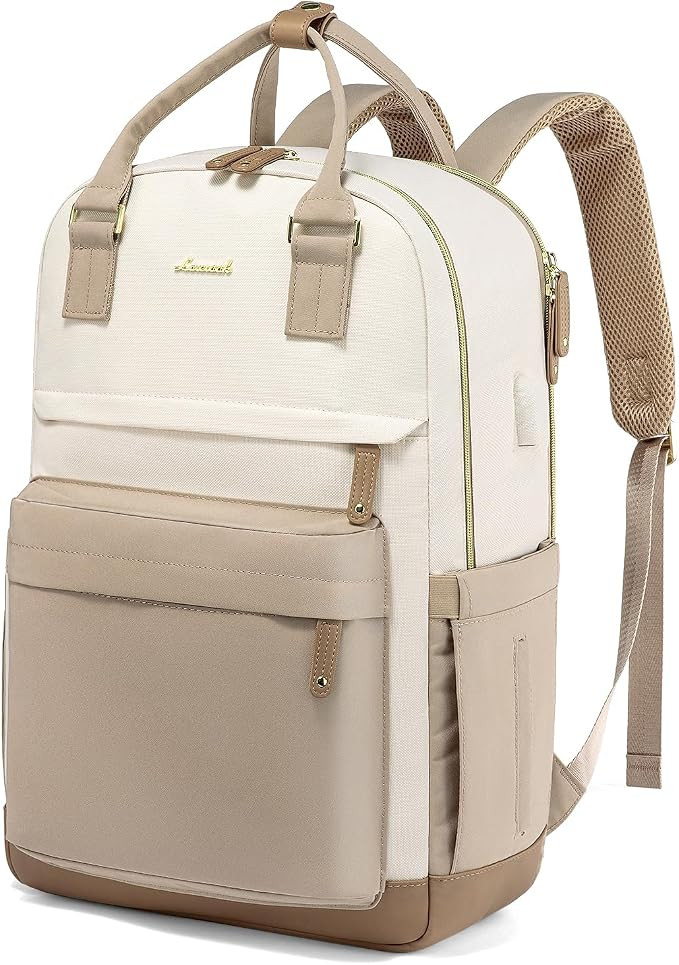 LOVEVOOK Travel Laptop Backpack Women, 17.3 Inch Anti-theft Laptop Bag with USB Port, Fashion Wat... | Amazon (US)