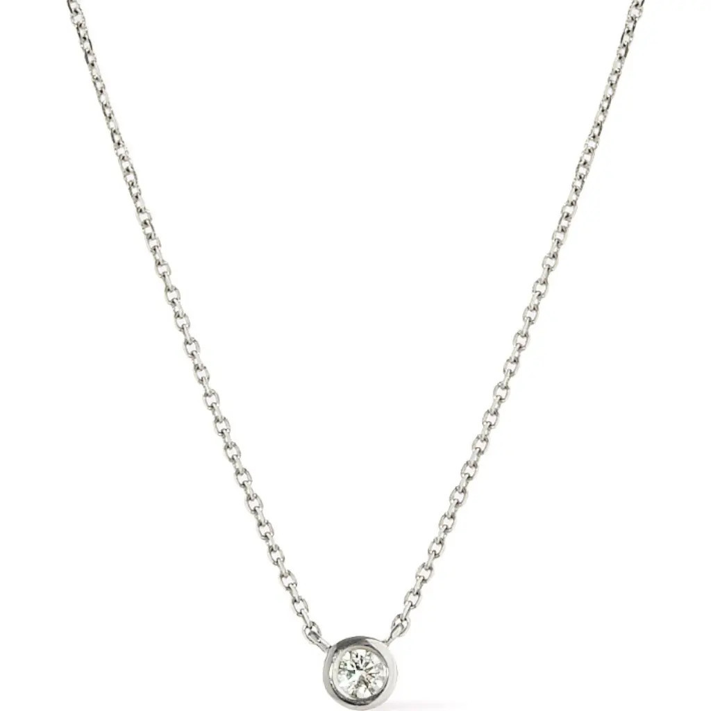 Ana Luisa Diamond Necklace - Gold Diamond Necklace in White Gold at Nordstrom | Nordstrom