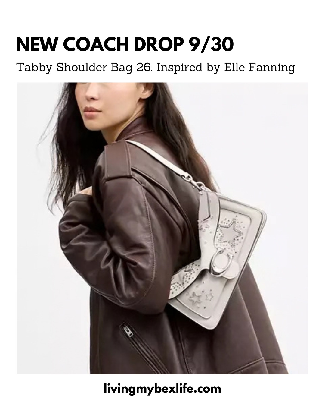New Coach Tabby Shoulder Bag 26, Inspired by Elle Fanning | special edition coach, limited edition coach, luxury handbag, designer handbag, coach drop 9/30

#LTKootd #LTKActive #LTKU