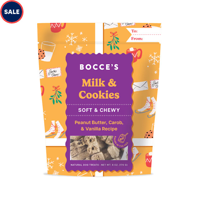Bocce's Bakery Milk n Cookies Soft & Chewy Dog Treats, 6 oz. | Petco