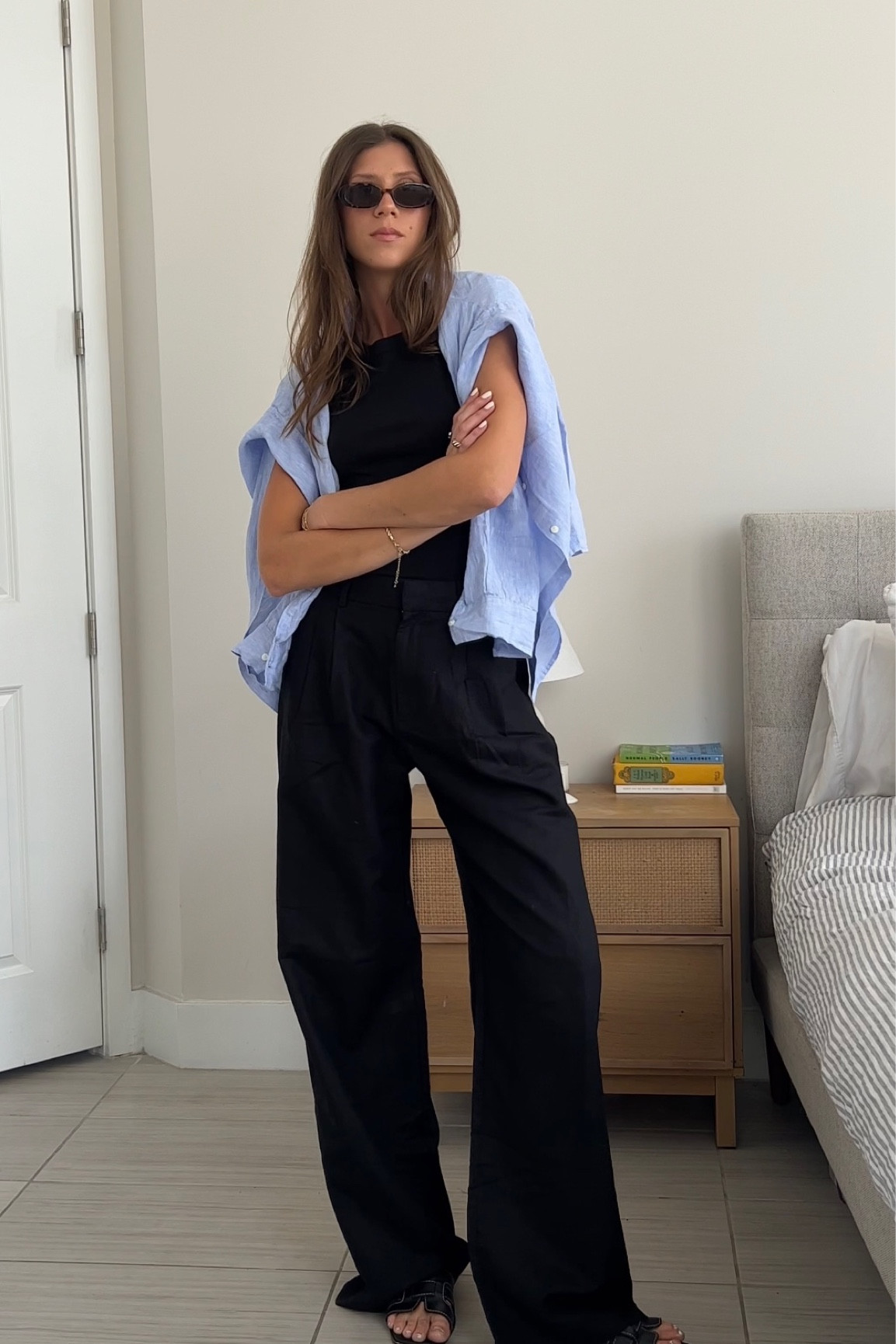 simple and effortless spring outfit, line. pants are tall girl approved!!! I am 5’10

#LTKworkwear #LTKSeasonal #LTKfindsunder100