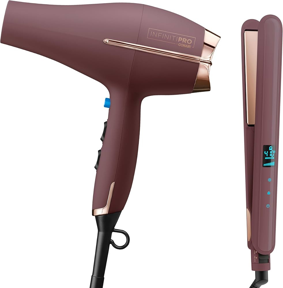 Conair Limited Edition Bundle | INFINITIPRO by CONAIR Hair Dryer with Diffuser - and - Conair Dou... | Amazon (US)