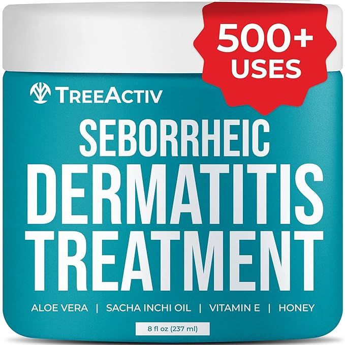 TreeActiv Seborrheic Dermatitis Cream | Hyaluronic Acid Anti-Itch Treatment Extra Strength | Dry,... | Amazon (US)