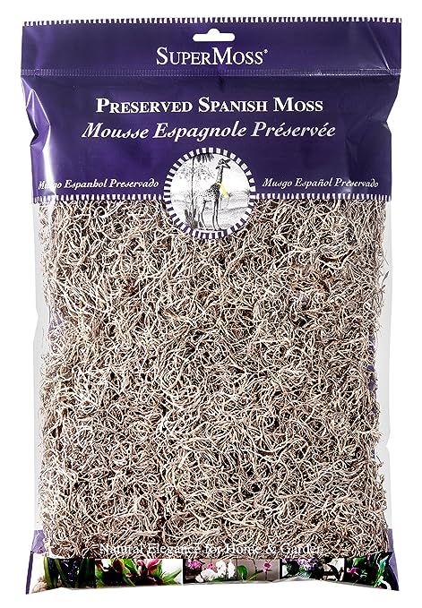 SuperMoss (26914) Spanish Moss Preserved, Natural, 8oz (200 cubic inch) | Amazon (US)