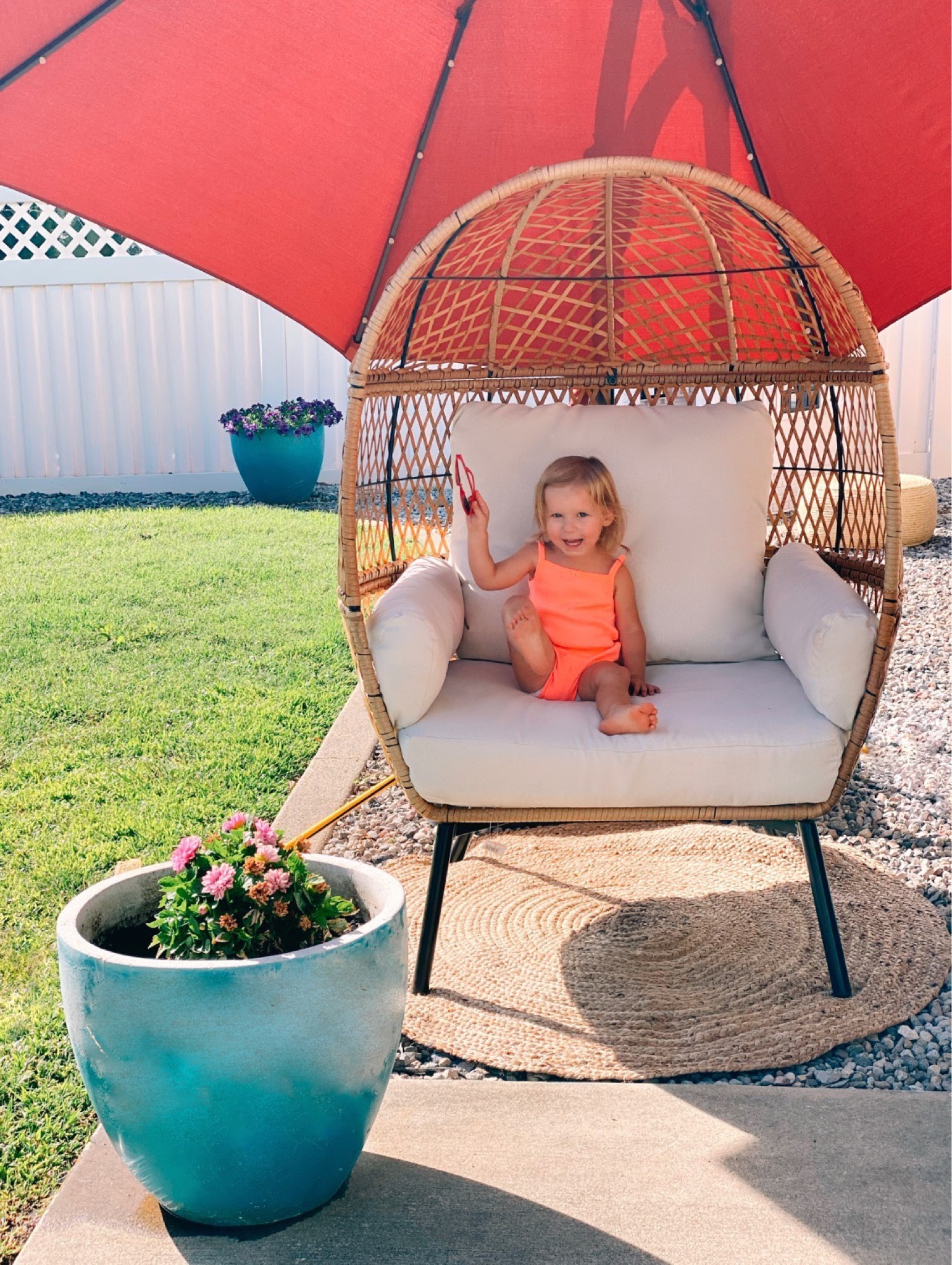 We’ve had this egg chair for 4 years, it’s held up amazing👏

#LTKhome #LTKSeasonal #LTKFind