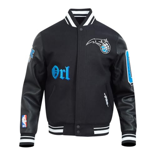 Pro Standard MENS NBA ORLANDO MAGIC OLD ENGLISH VARSITY JACKET BLACK XL | Amazon (US)