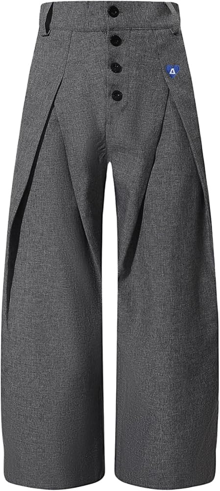 Aelfric Eden Pleated Baggy Barrel Pants Unisex Wide Leg Trousers Loose Fit Casual Streetwear Slac... | Amazon (US)
