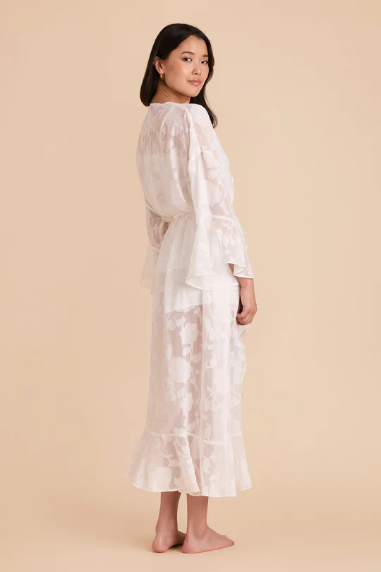 Minnie Jacquard Bridal Robe | Birdy Grey