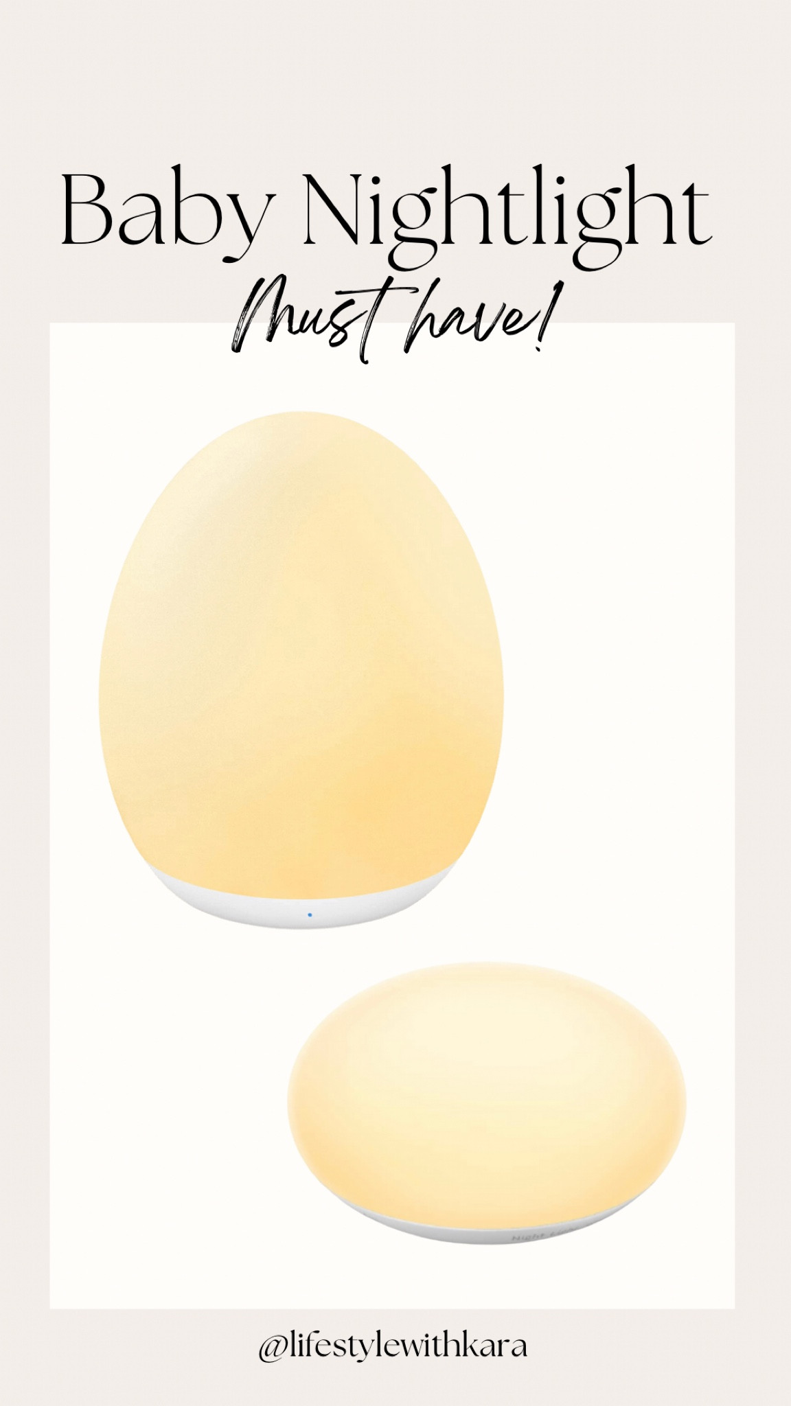 Easy tap or flip light baby night light, they both have a dimmer as well! 

#LTKbaby #LTKbump