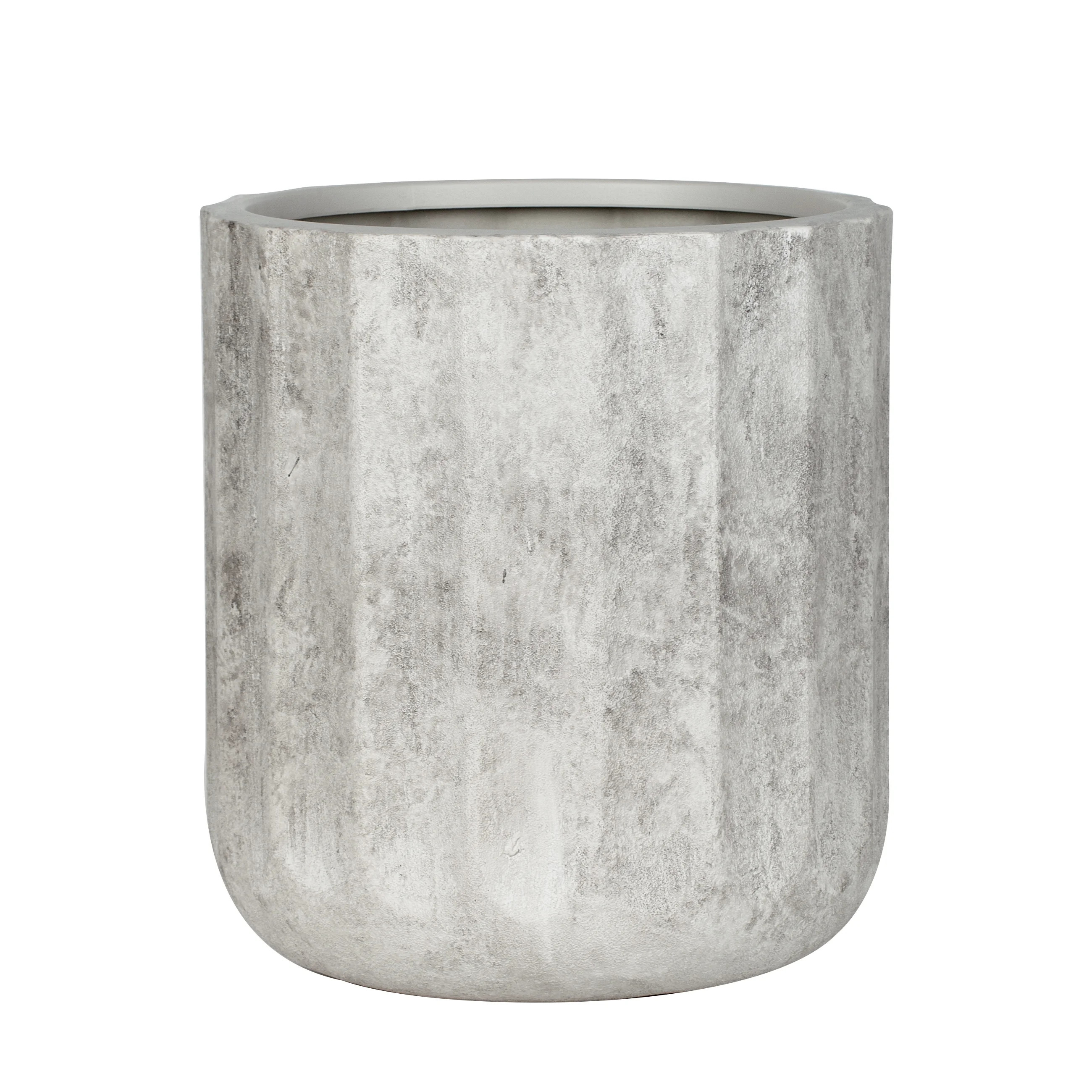 Better Homes & Gardens 16 inch Modern Gypsum Adler Planter with Drainage Hole | Walmart (US)