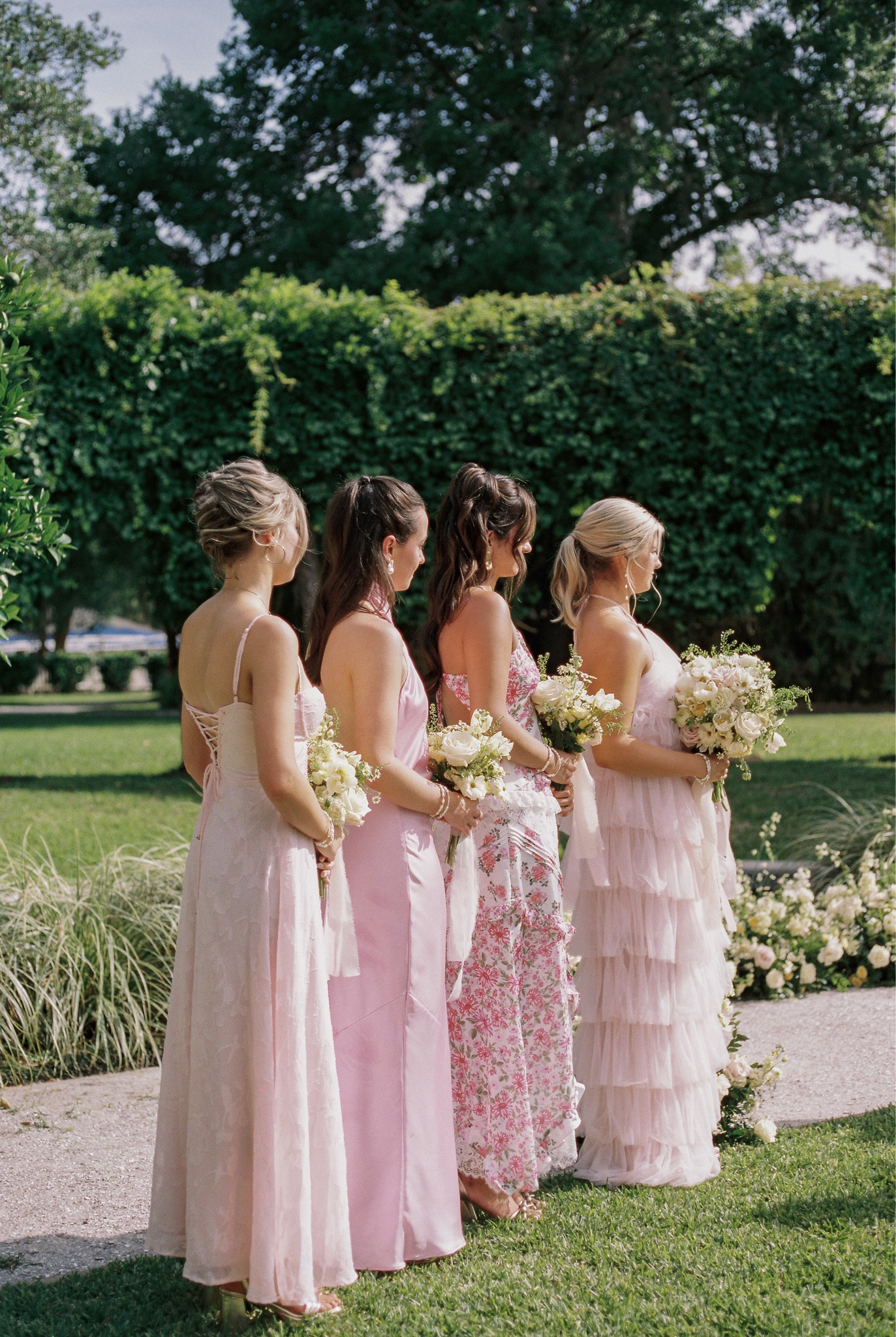 light pink bridesmaid dresses 

#LTKWedding