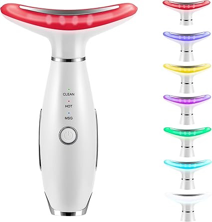 7 Color True Beauty Glow Facial Massager, Red-Light-Therapy Wand for Facial Skin Care, Vibrating ... | Amazon (US)