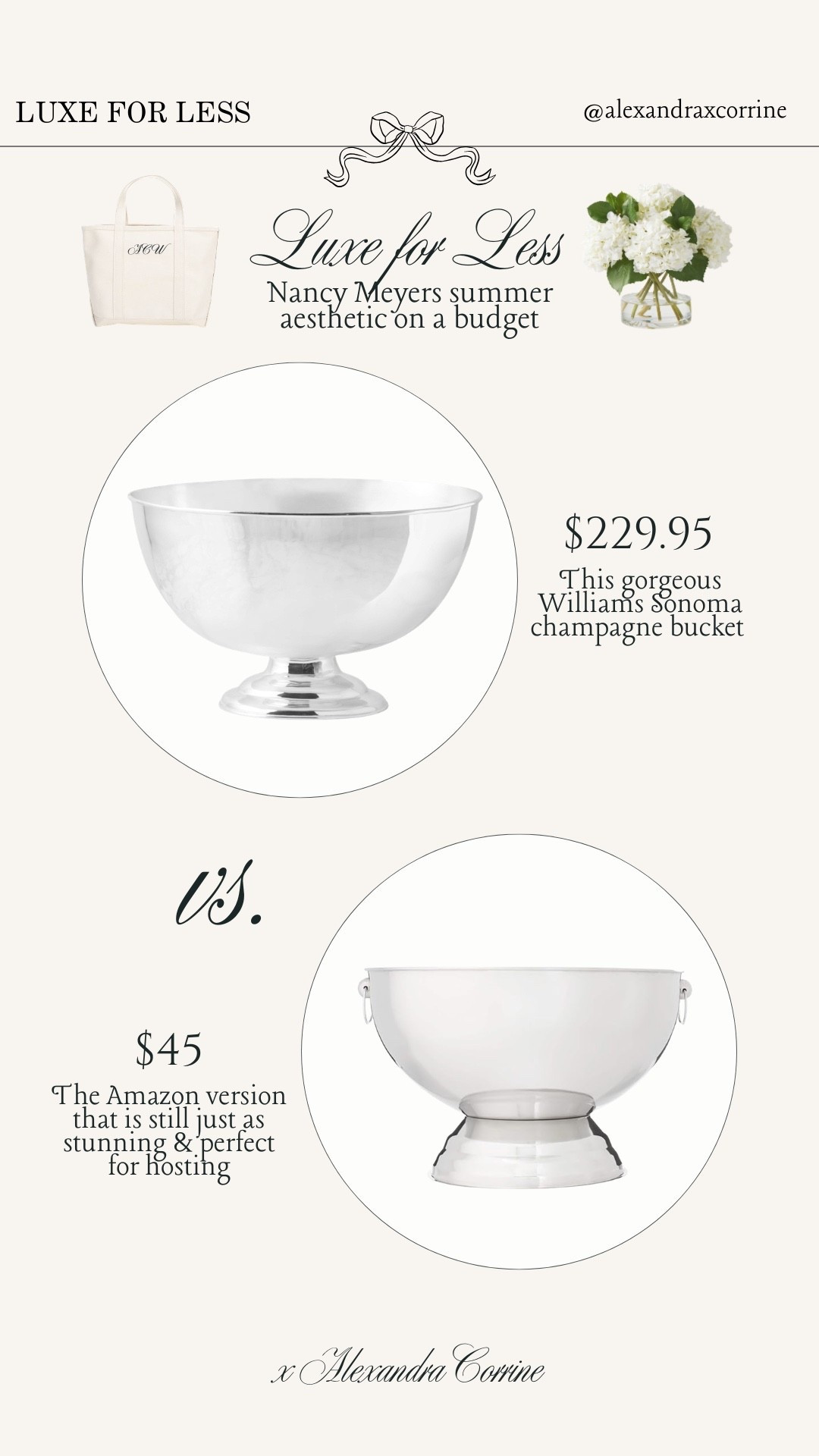 Nancy Meyers on an Amazon budget ☕️🧺

Nancy Meyers, summer aesthetic, bougie on a budget, budget friendly, sale finds, dupe, summer, champagne bucket, silver, hosting essentials

#LTKSeasonal #LTKSaleAlert