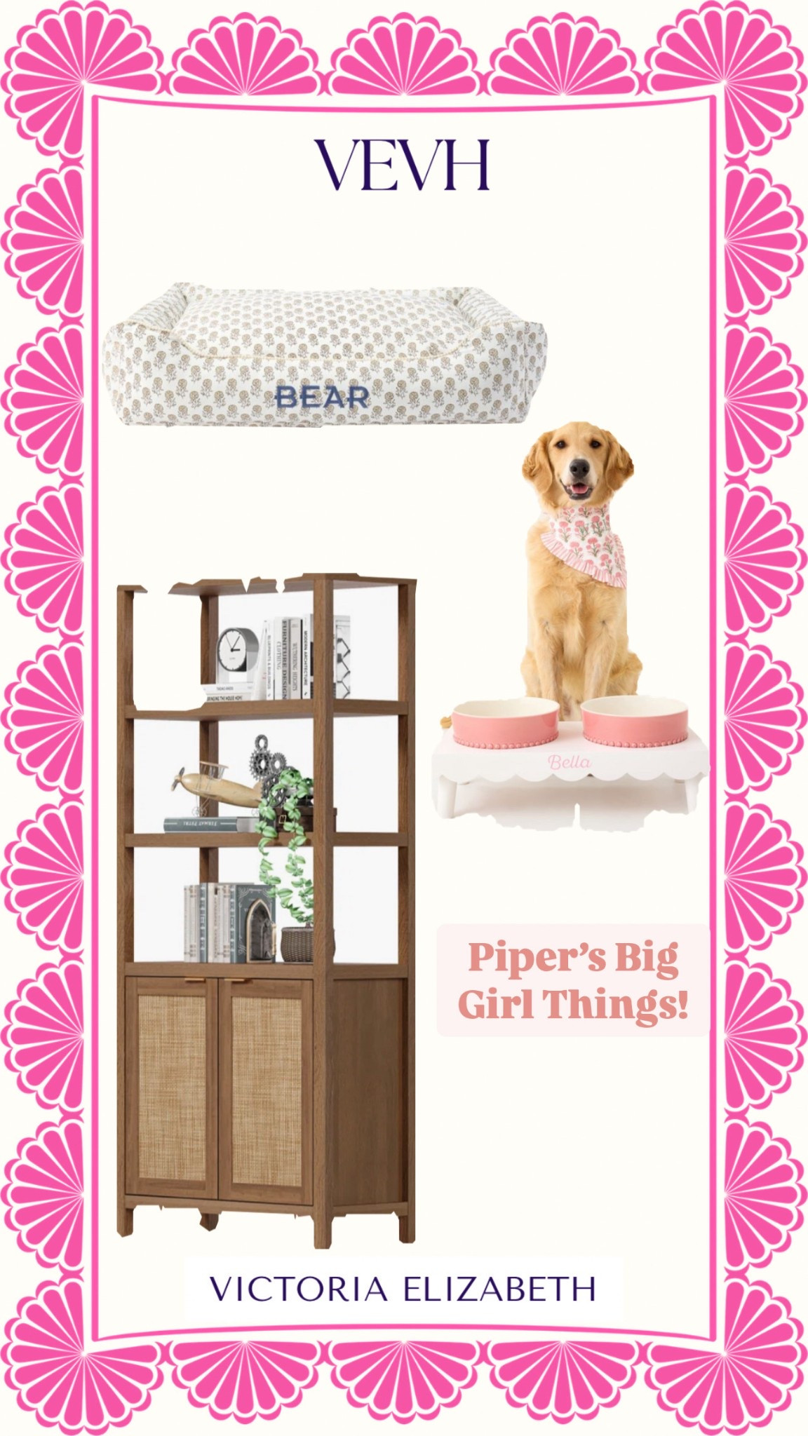Things we’re shopping for when Piper leaves her play pen!! We really want to have a designated “home” for her…a place for her bed, her food, and all her toys!! I’m loving these narrow bookshelves as a solution for food storage, as well as a nice decorative piece for our living room!

#LTKHome #LTKPets