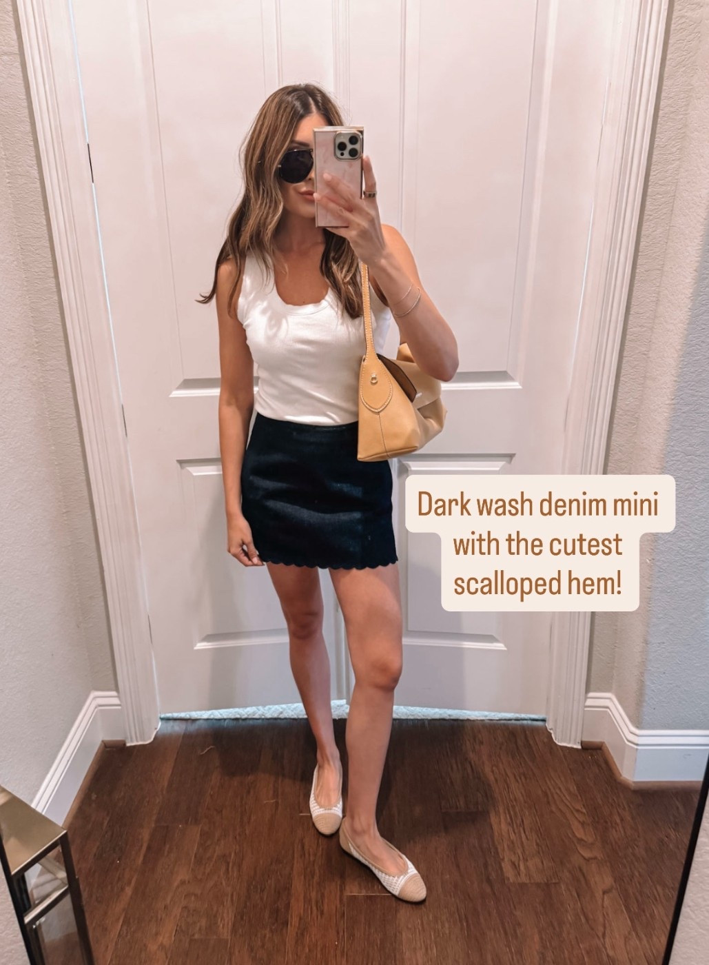 Wearing size 2 in skirt 