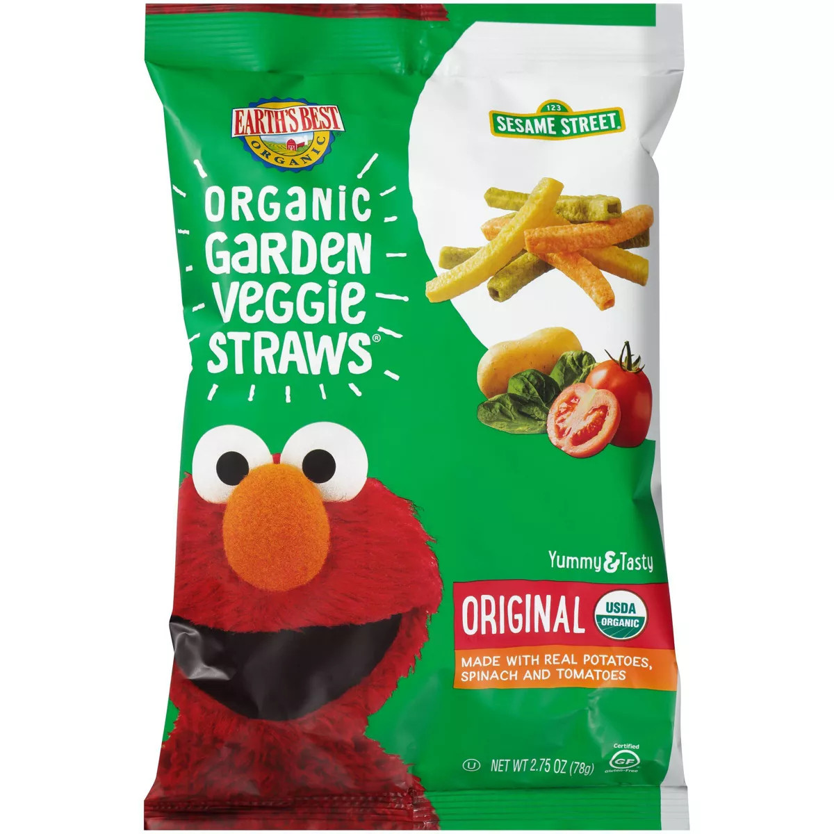 Earth's Best Sesame Street Veggie Straws - 2.75oz | Target