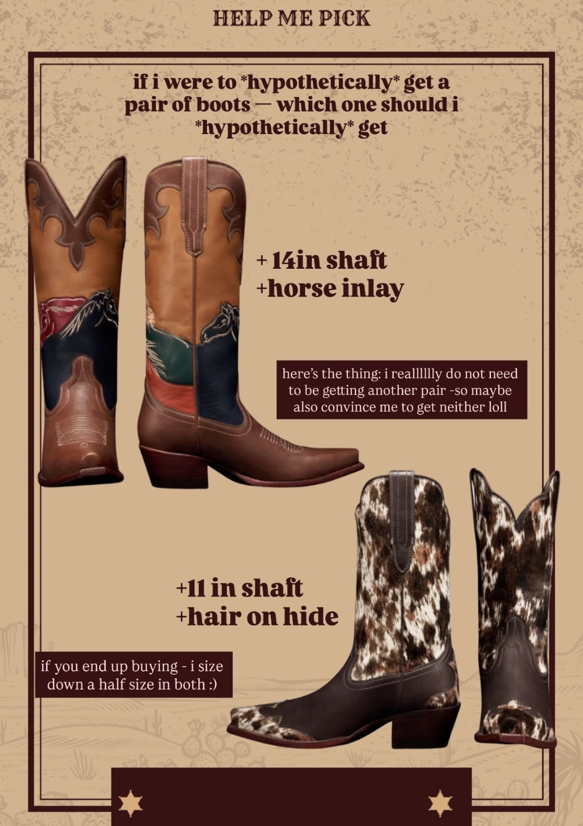 new cowboy boots for fall! 

#LTKShoeCrush #LTKSeasonal #LTKHoliday