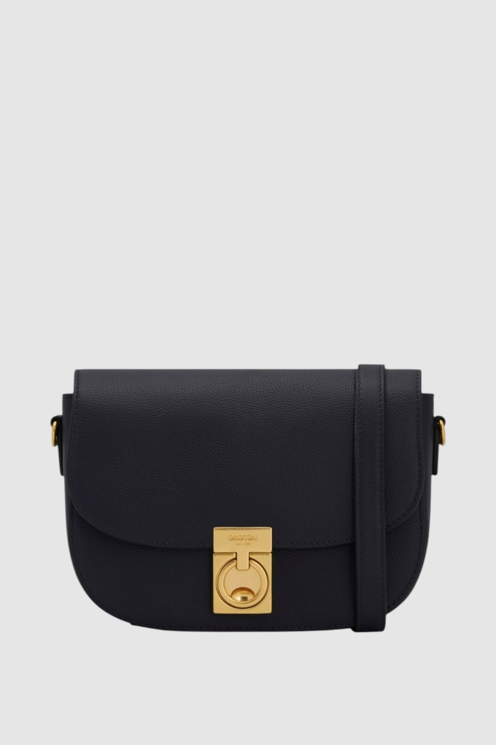 Yvonne Small Saddle Bag Dark Navy | Oroton
