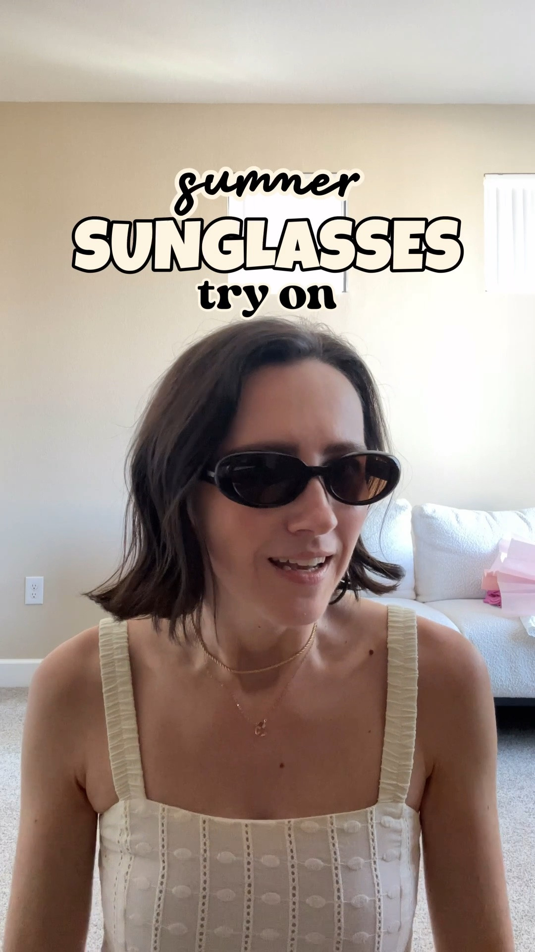 I need your help! I really want to participate in the oval sunglasses trend but I always feel like they don’t look good on me 😅 Both pairs are under $75 - which is your fave or should I return?

#LTKdayinmylife #LTKootd #LTKstorytime