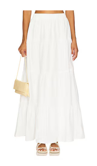 MORE TO COME Braline Maxi Skirt in White. - size M | Revolve Clothing (Global)