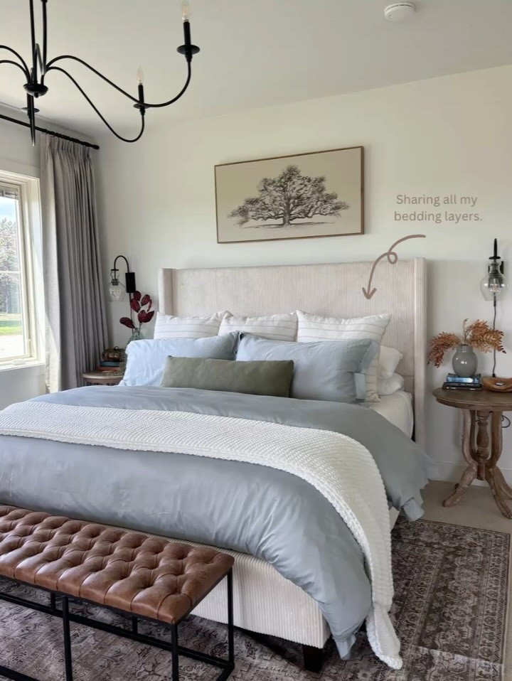 Sharing all my favorite bedding, starting with sheets and ending with the outer layers.  For duvets I overstuff them with two inserts.  If you splurge on anything splurge on good sheets.  @bollandbranch are my favorite EVER.  Use my code: 40NORTH to save an extra 15% off.  Comment: SHOP for all the bedding and bedroom furniture.  Have a great Sunday!

#masterbedroomdesign #masterbedroomdecor #bollandbranch #sheetsets #duvetcoverset #europillows #bedsheets #bedding #target #whitehouse #diyhomedecor

#LTKHome