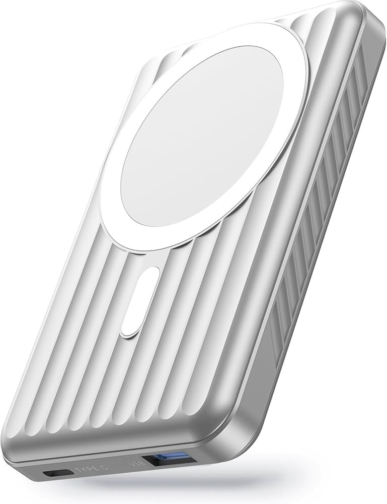 Azmuth Magnetic Power Bank 10000mAh, Wireless Power Bank 22.5W PD Fast Charging with LED Display ... | Amazon (UK)